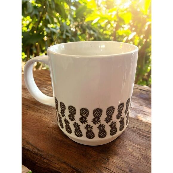 Opalhouse Upside Down Pineapple Swingers Coffee Mug Hello Gorgeous Stoneware Cup - Picture 2 of 7
